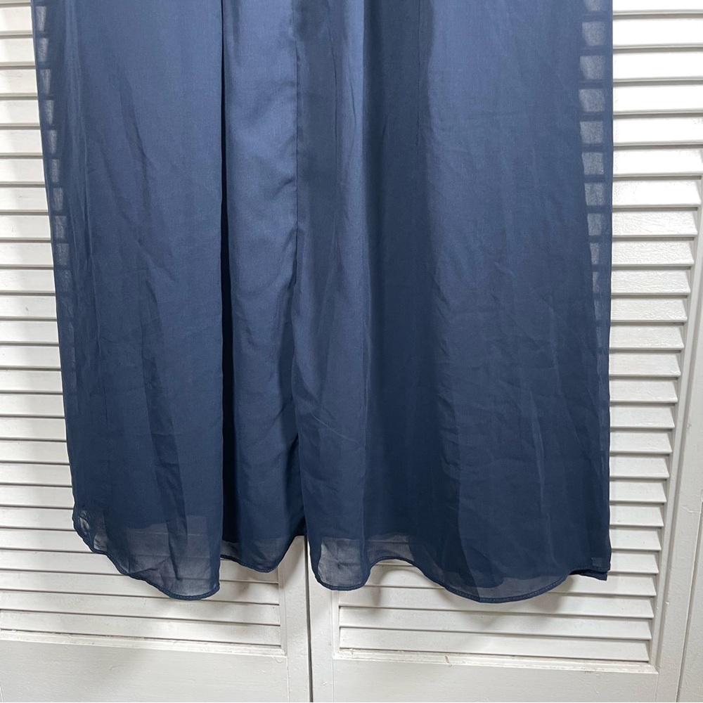 π City Chic Panelled Bodice Maxi Dress β French Navy (Size S/16) | NWT - Picture 8 of 12